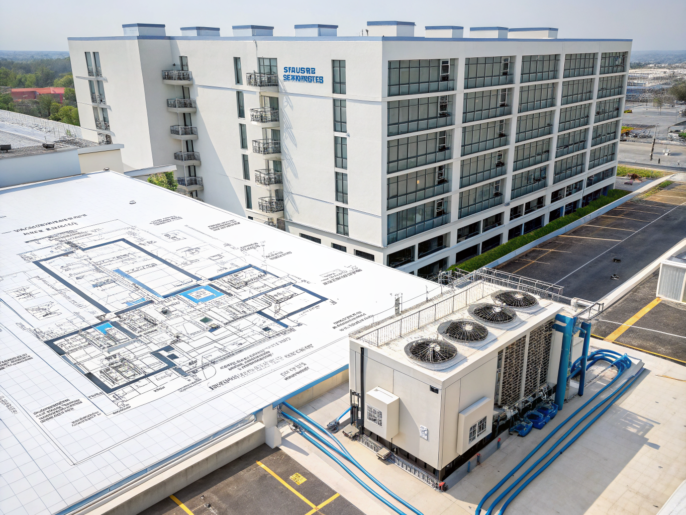 VRF system architecture for Hotels & Hospitality